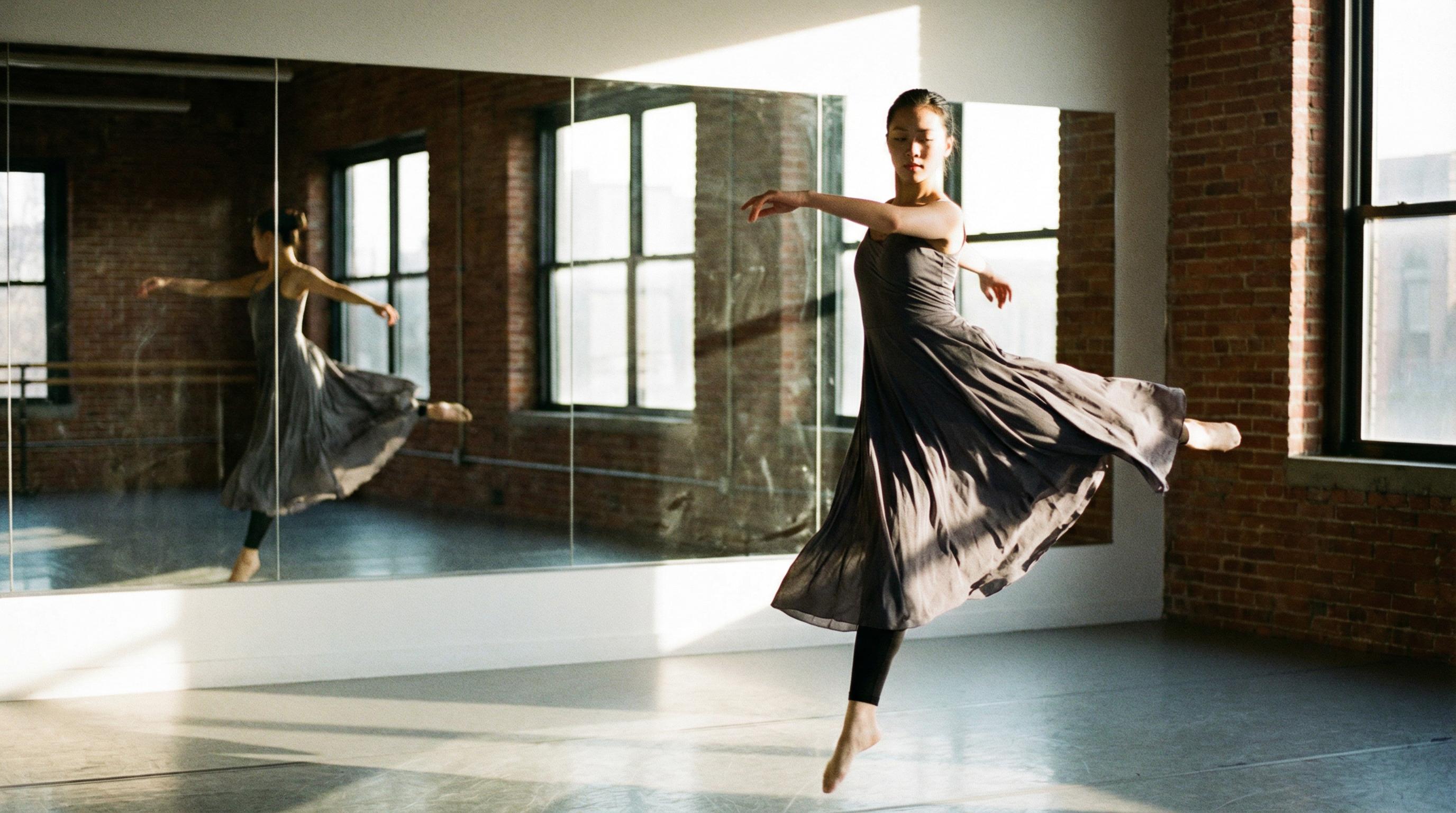 户外露出舞蹈视频